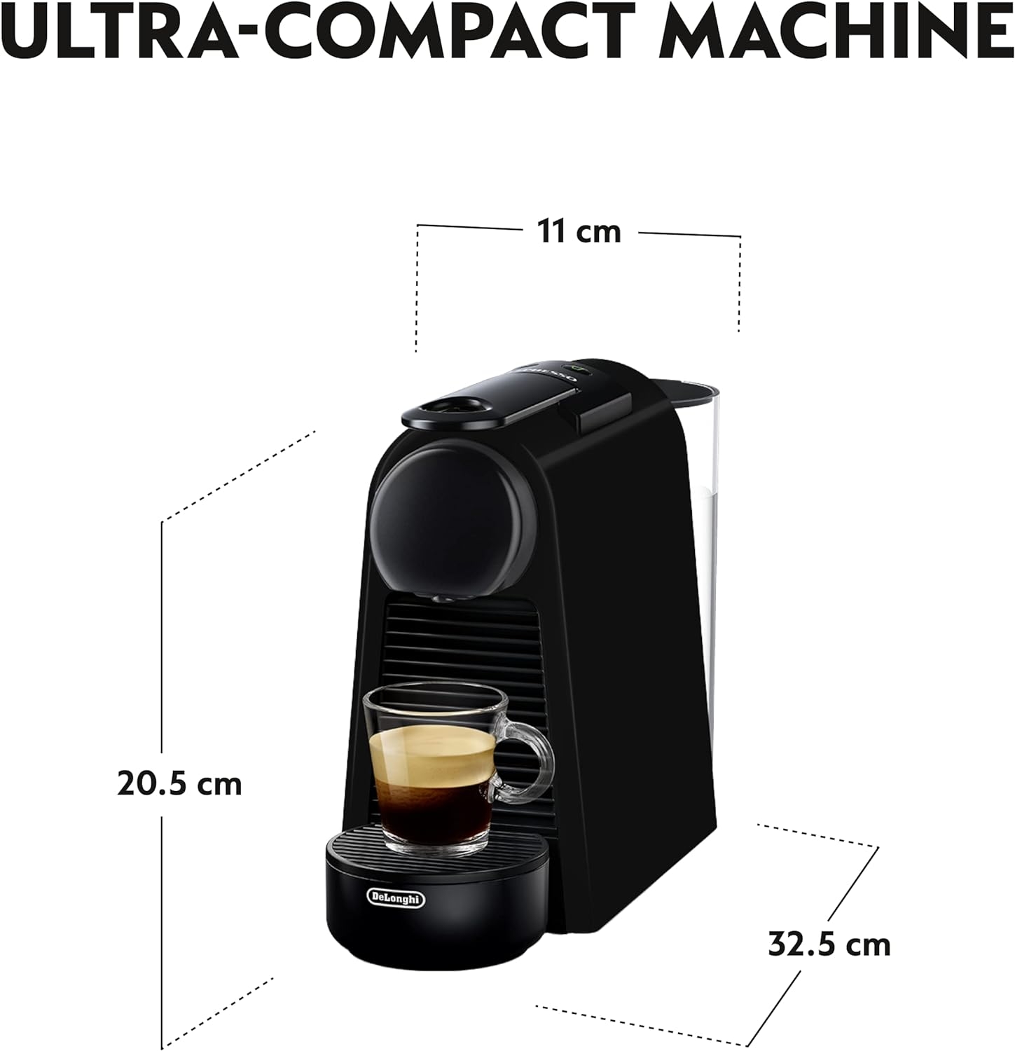 De'Longhi | Nespresso Essenza Mini Solo | EN85WSOLO | Small Capsule And ...