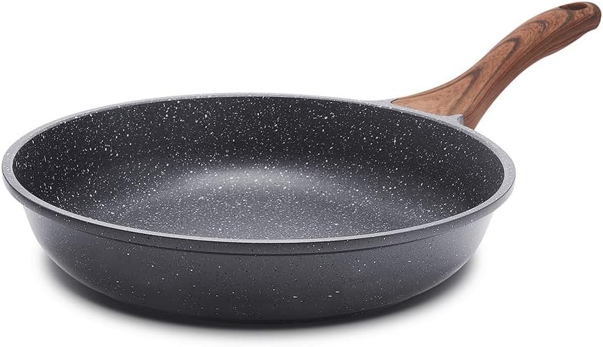 SENSARTE 28cm Nonstick Frying Pan Skillet, Swiss Granite Coating ...