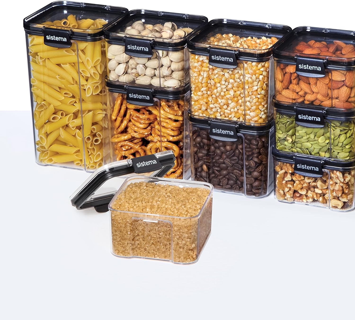 Sistema Ultra Tritan Airtight Pantry Storage Container 920 ml Square
