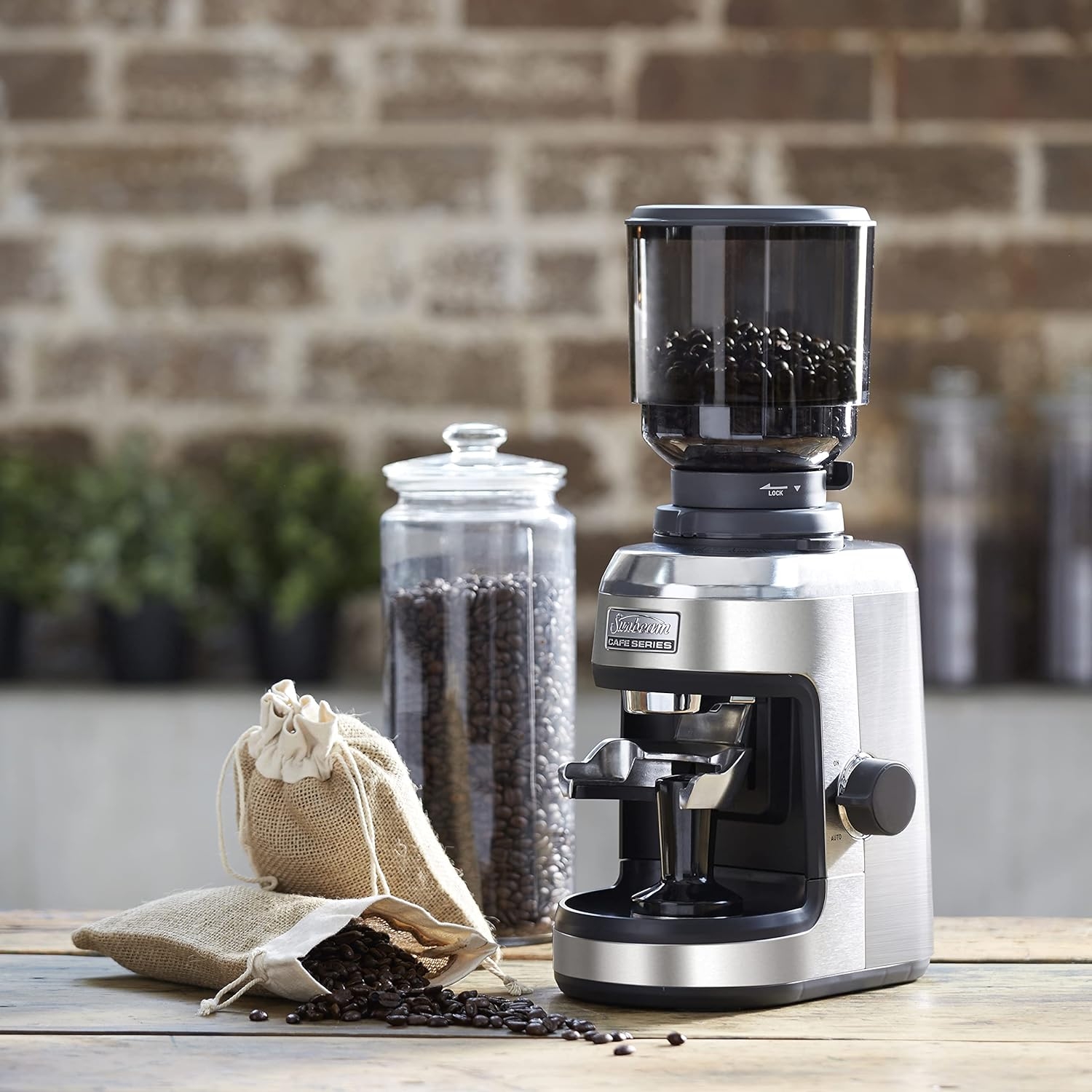 Sunbeam EM0440 GrindFresh Conical Burr Coffee Grinder, 25 Grind