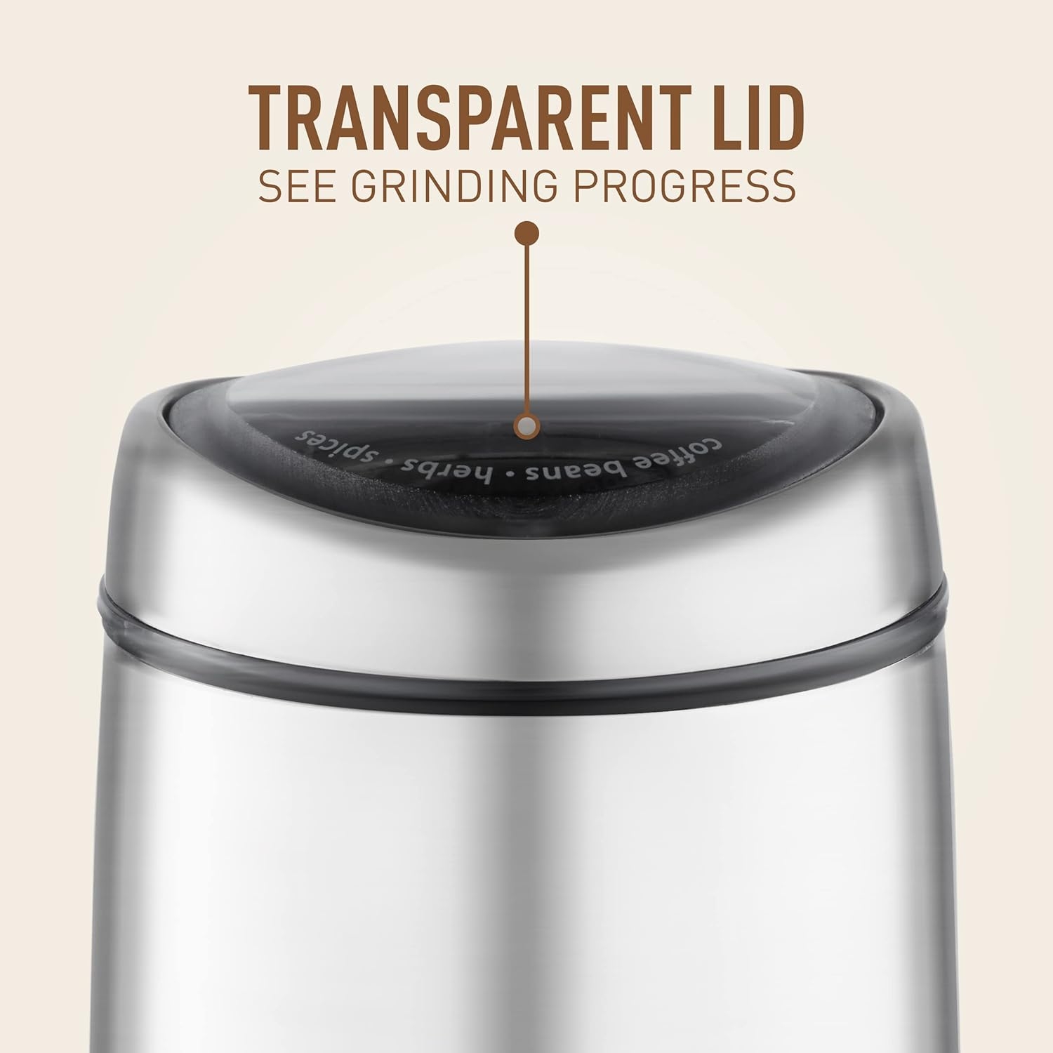 Sunbeam EM0440 GrindFresh Conical Burr Coffee Grinder, 25 Grind