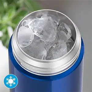Bottle with ice