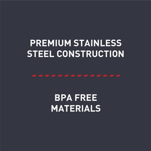stainless steel, BPA free