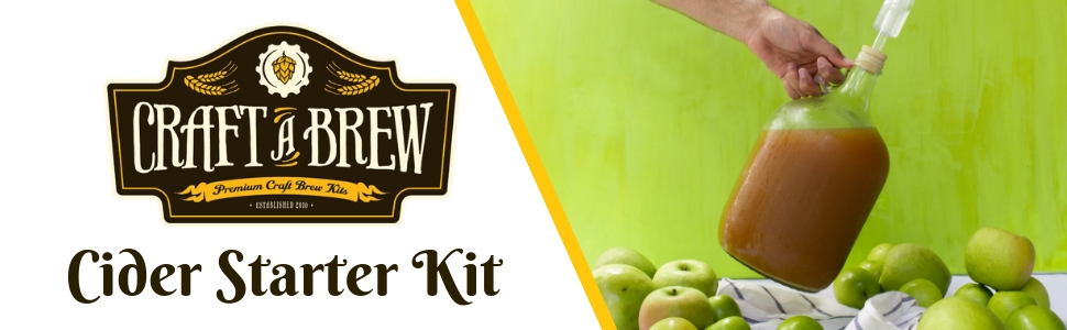 craft a brew cider starter kit pack hard cider apple diy beginner easy at home friends made in usa