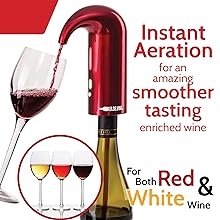 electric wine aerator decanter red wine aerator white wine aerator