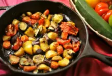 15 minute Stove-top Roasted Veggies