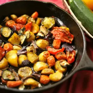 15 minute Stove-top Roasted Veggies