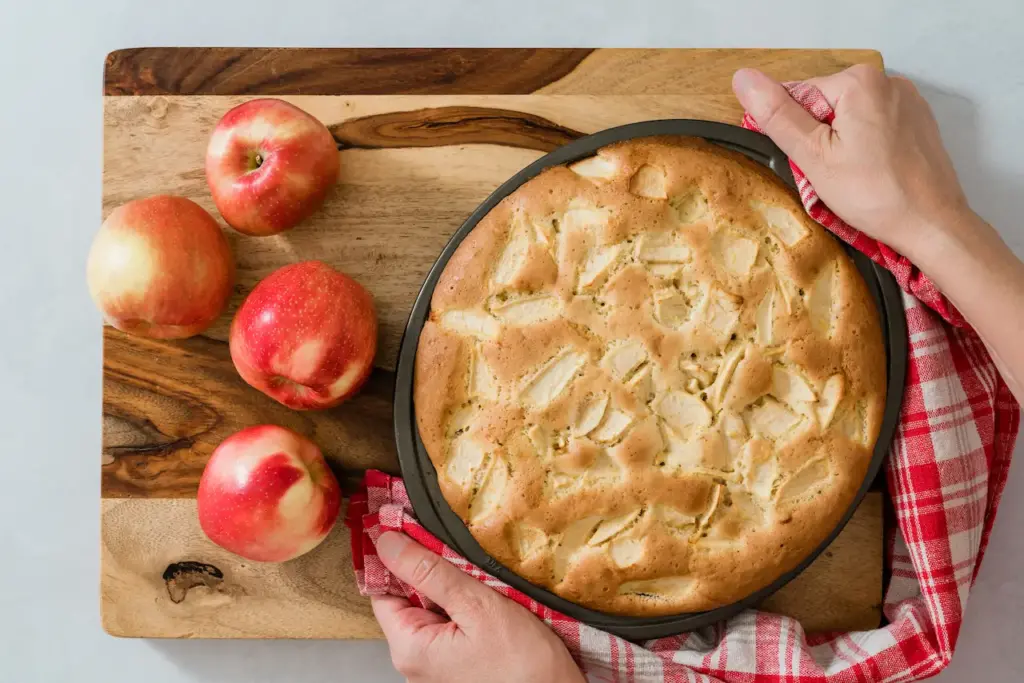 Fresh Baked Apple Cake are Soft and moist