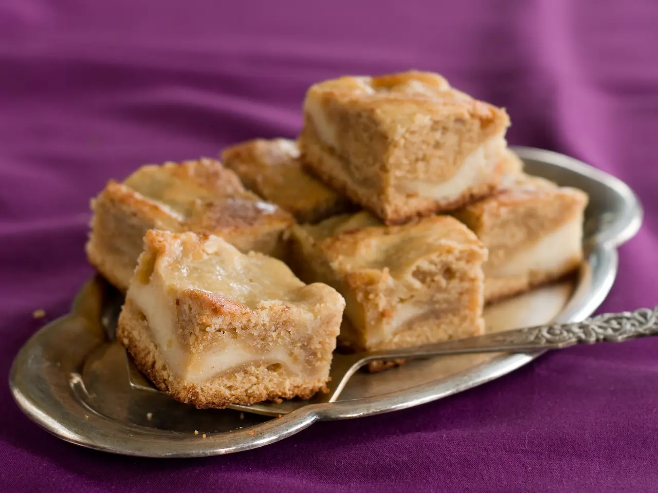 A Blondie Brownie on a Plate
