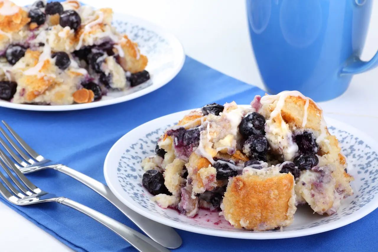 Brioche & Blueberry Pudding Recipe | My Chef Toolbox