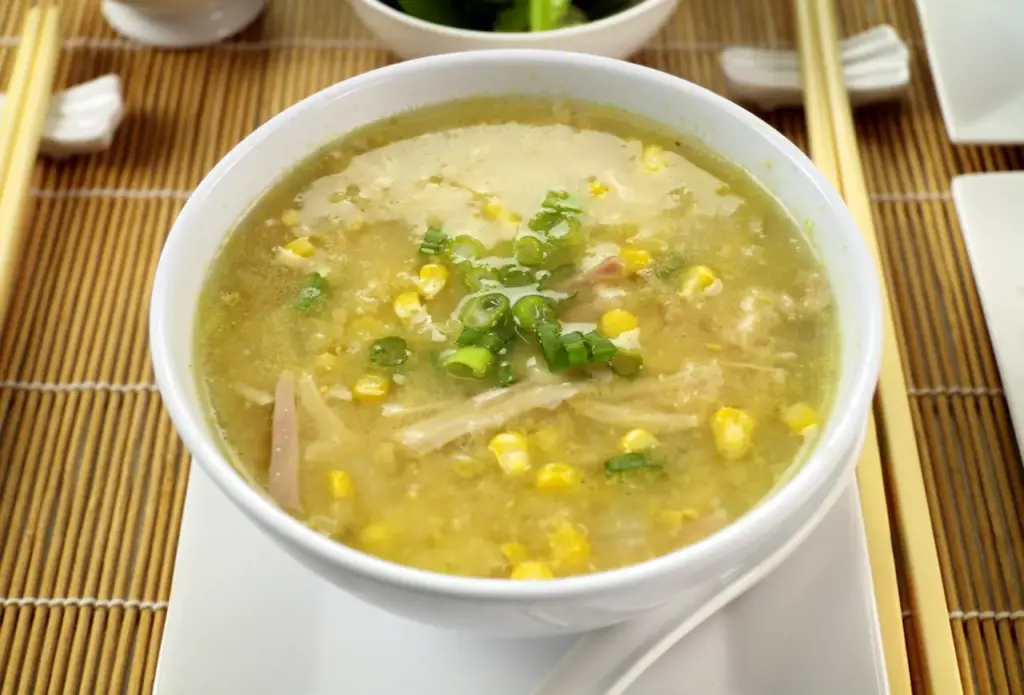 Chinese Chicken and Corn Soup Ready to Serve 