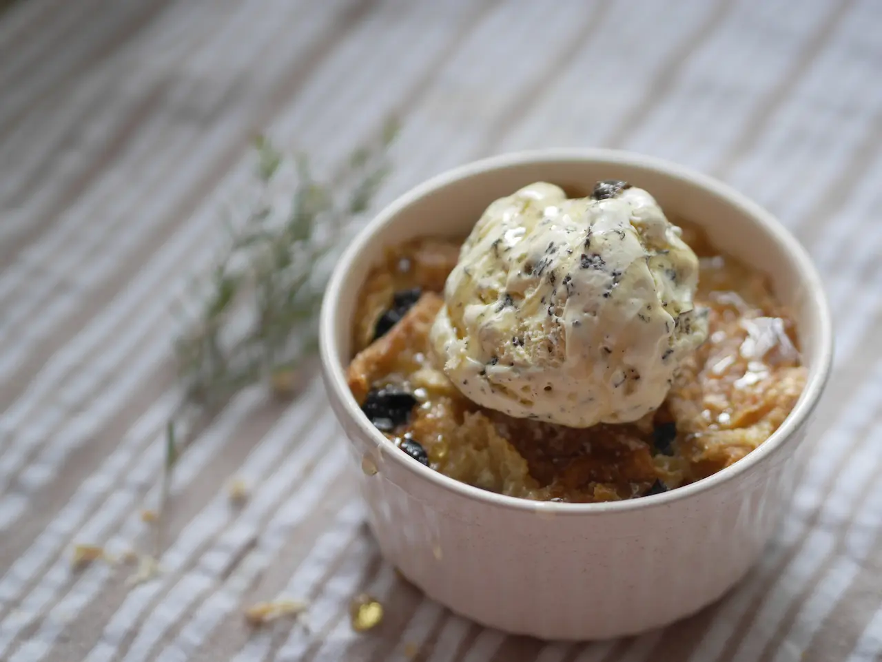 Chocolate Croissant Pudding