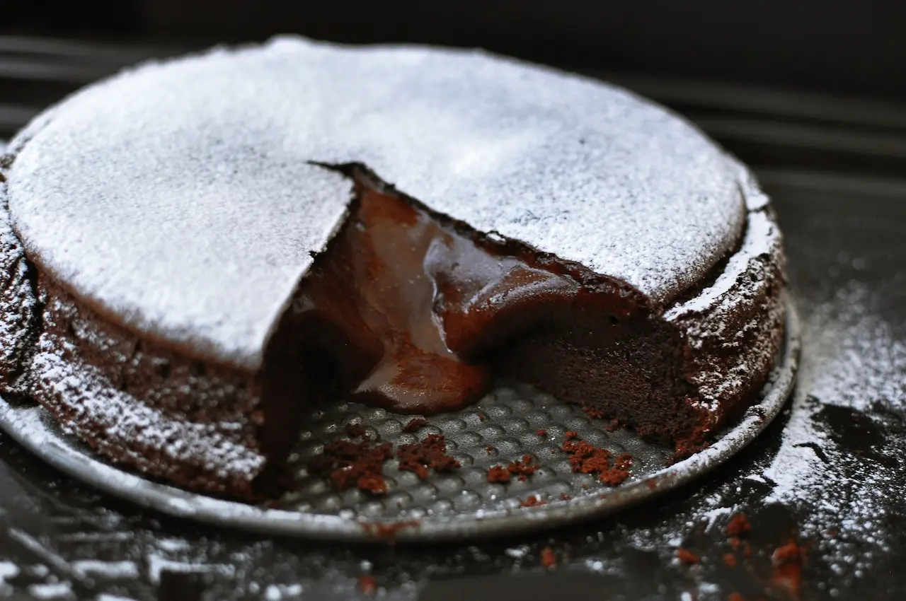 A Chocolate Lava Cakes
