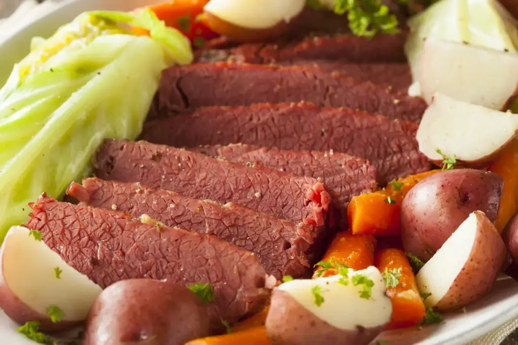 Corned Beef Silverside with Fresh Vegetables
