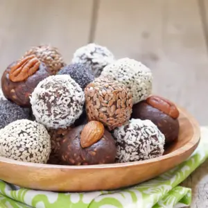 Different Energy balls in a Bowl