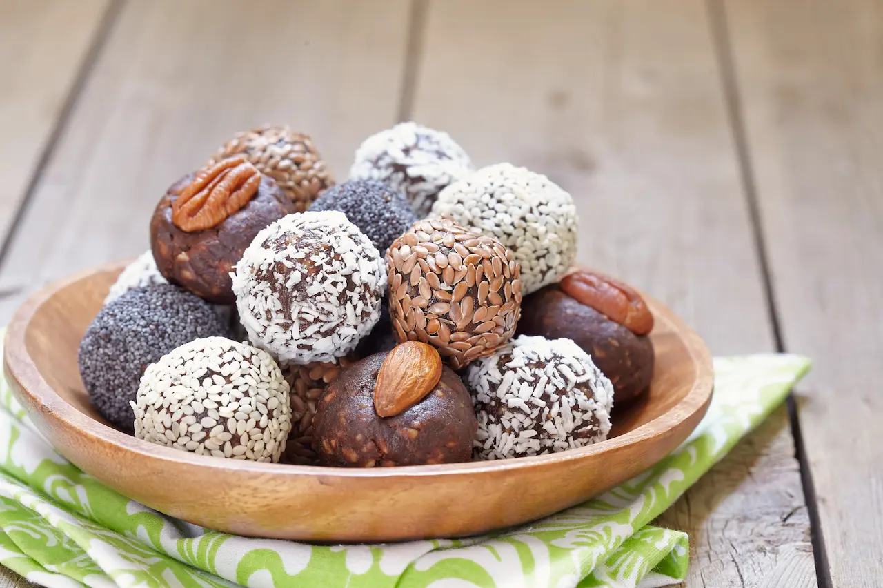 Different Energy balls in a Bowl