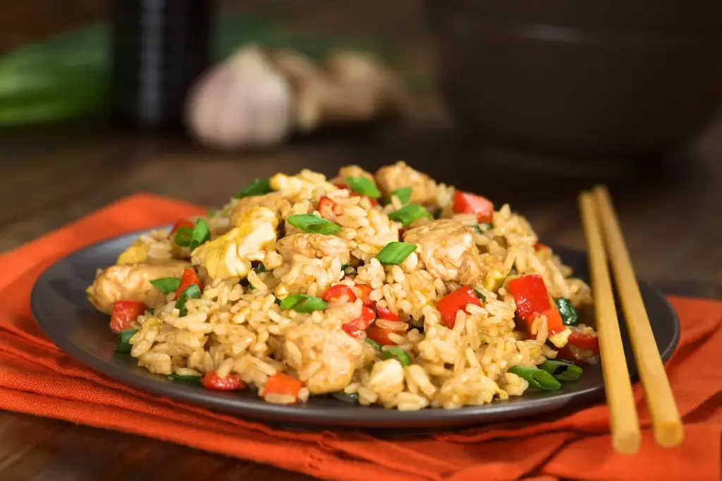 Fried Rice with Vegetables 
