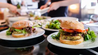 Two Homemade Burger on the Table