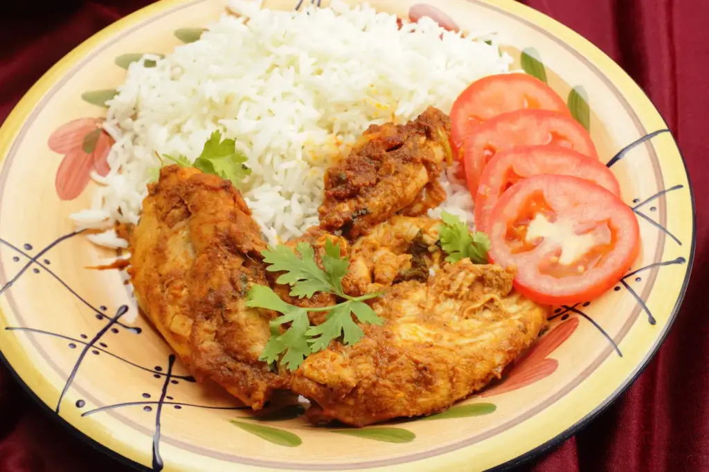 Kashmiri Chicken with Rice 