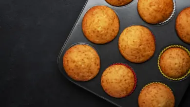 Freshly Baked Mini Orange Cupcakes