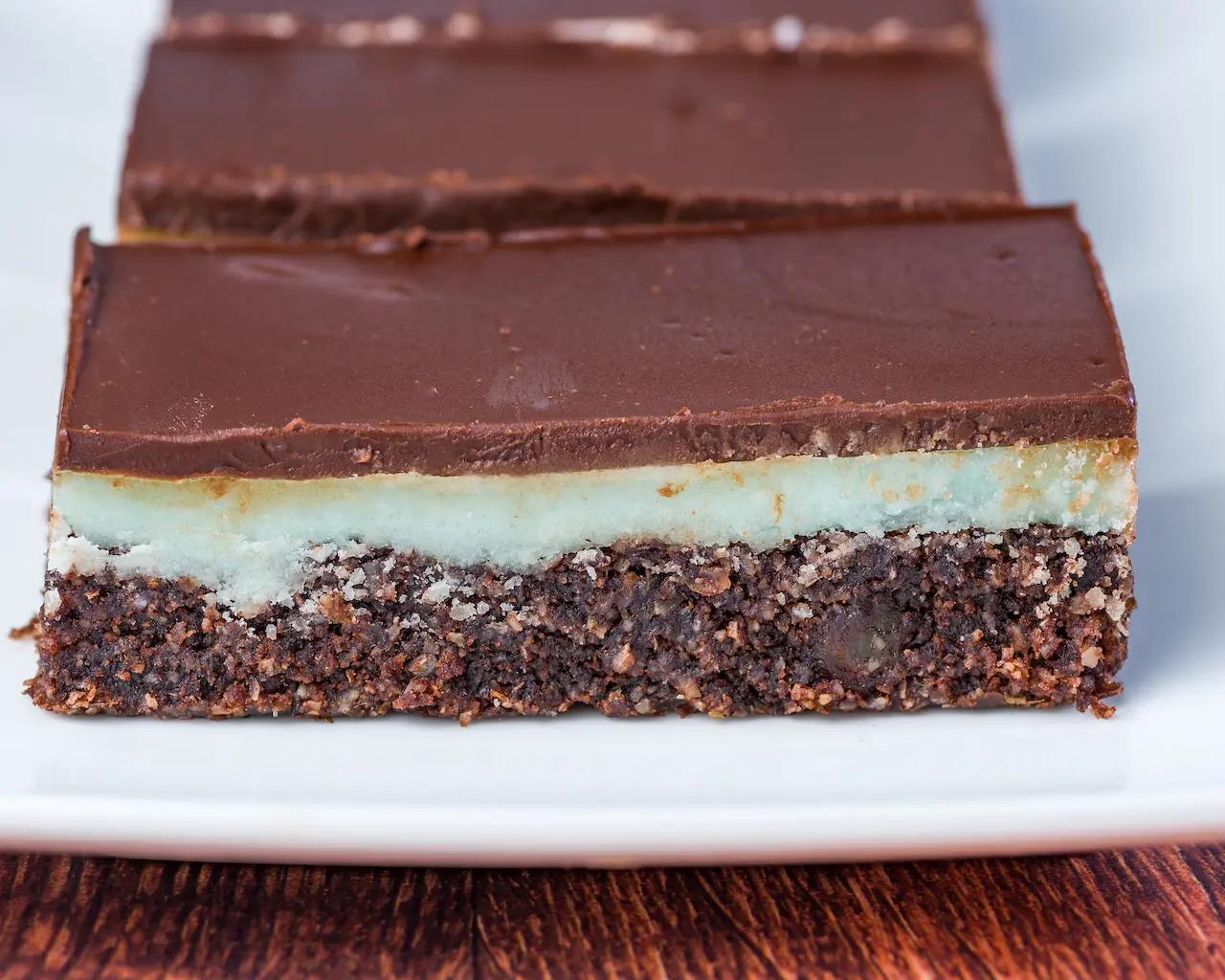 No Bake Peppermint Slice