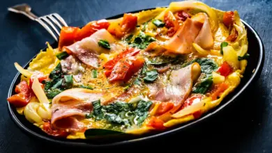 Pumpkin Bacon & Spinach Frittata