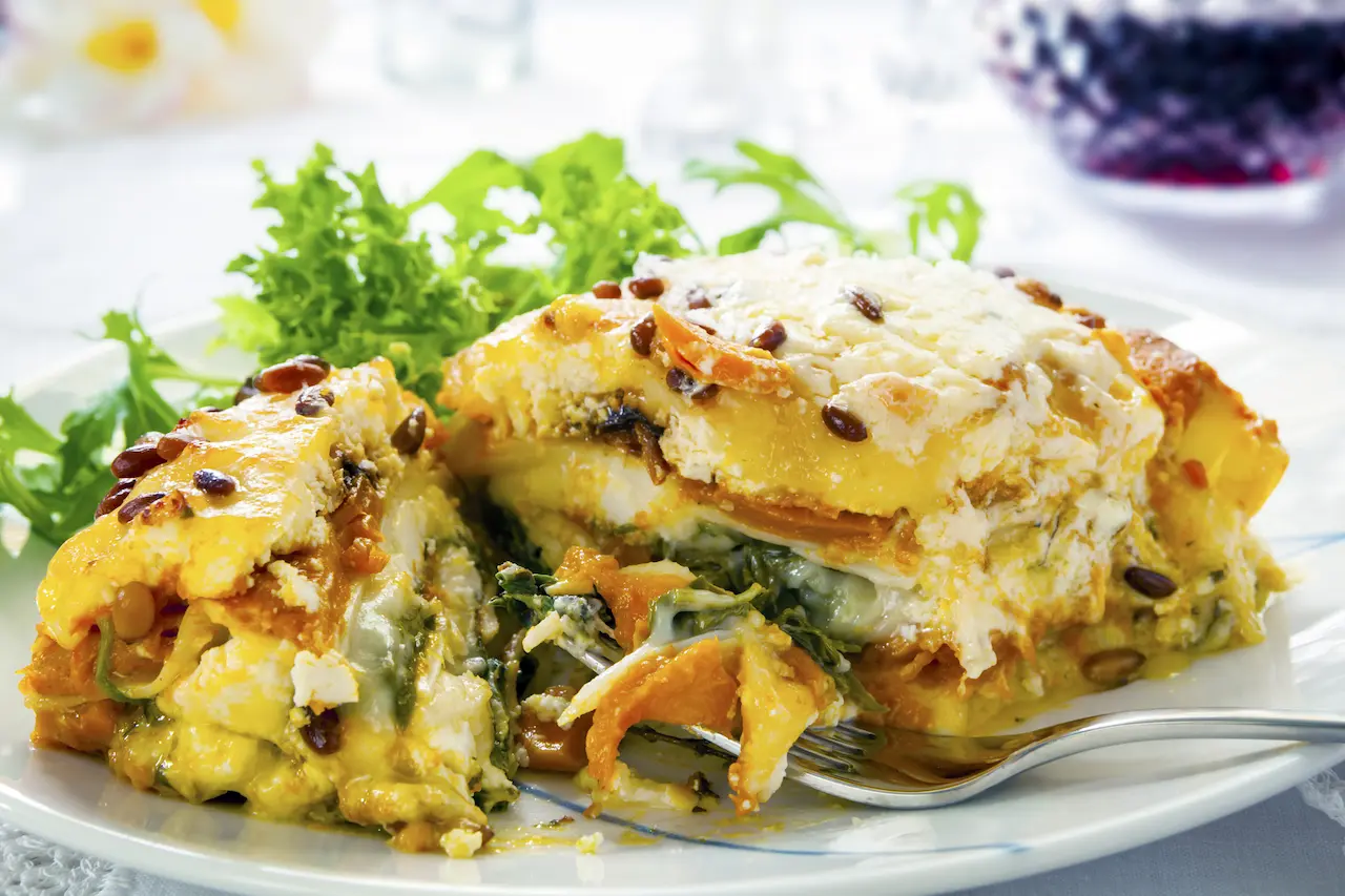 Pumpkin and Ricotta Lasagne