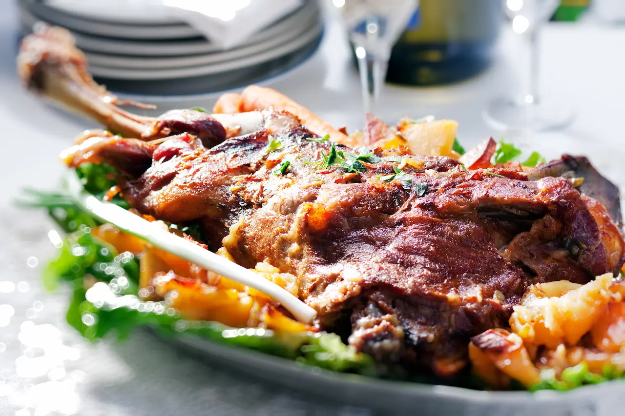 Roasted Shoulder of Lamb
