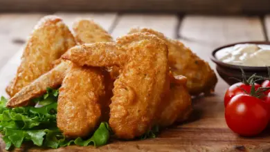 Southern Fried Chicken with white sauce