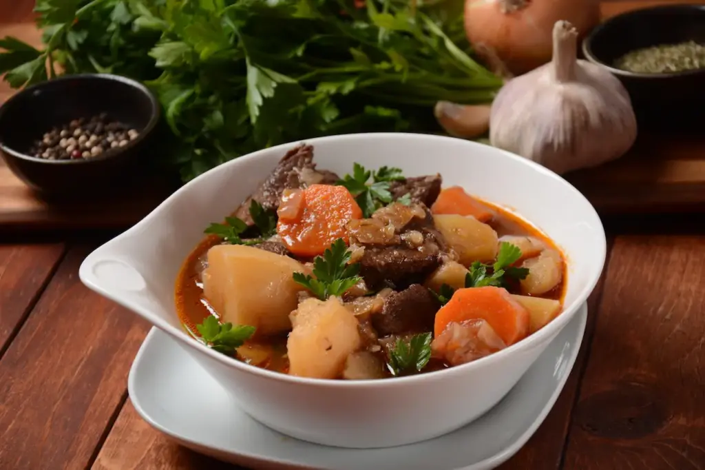 Stew made with Beef 