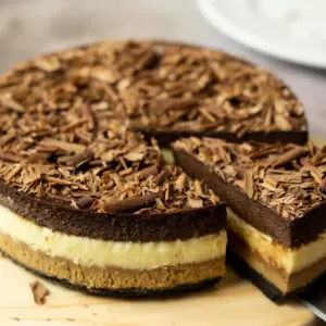 Whole Triple Chocolate Baked Cheese Cake