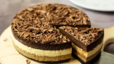 Whole Triple Chocolate Baked Cheese Cake