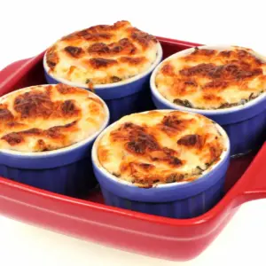 Double-baked Cheese Souffles