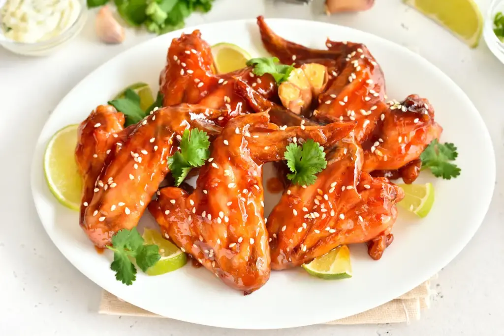 Honey Soy Chicken Wings with Sesame 