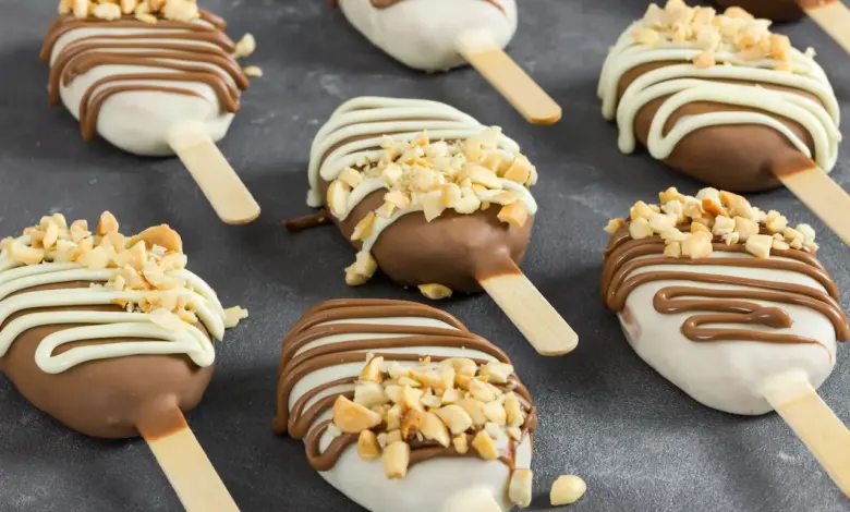 Ice Cream Cake Pop with Toppings