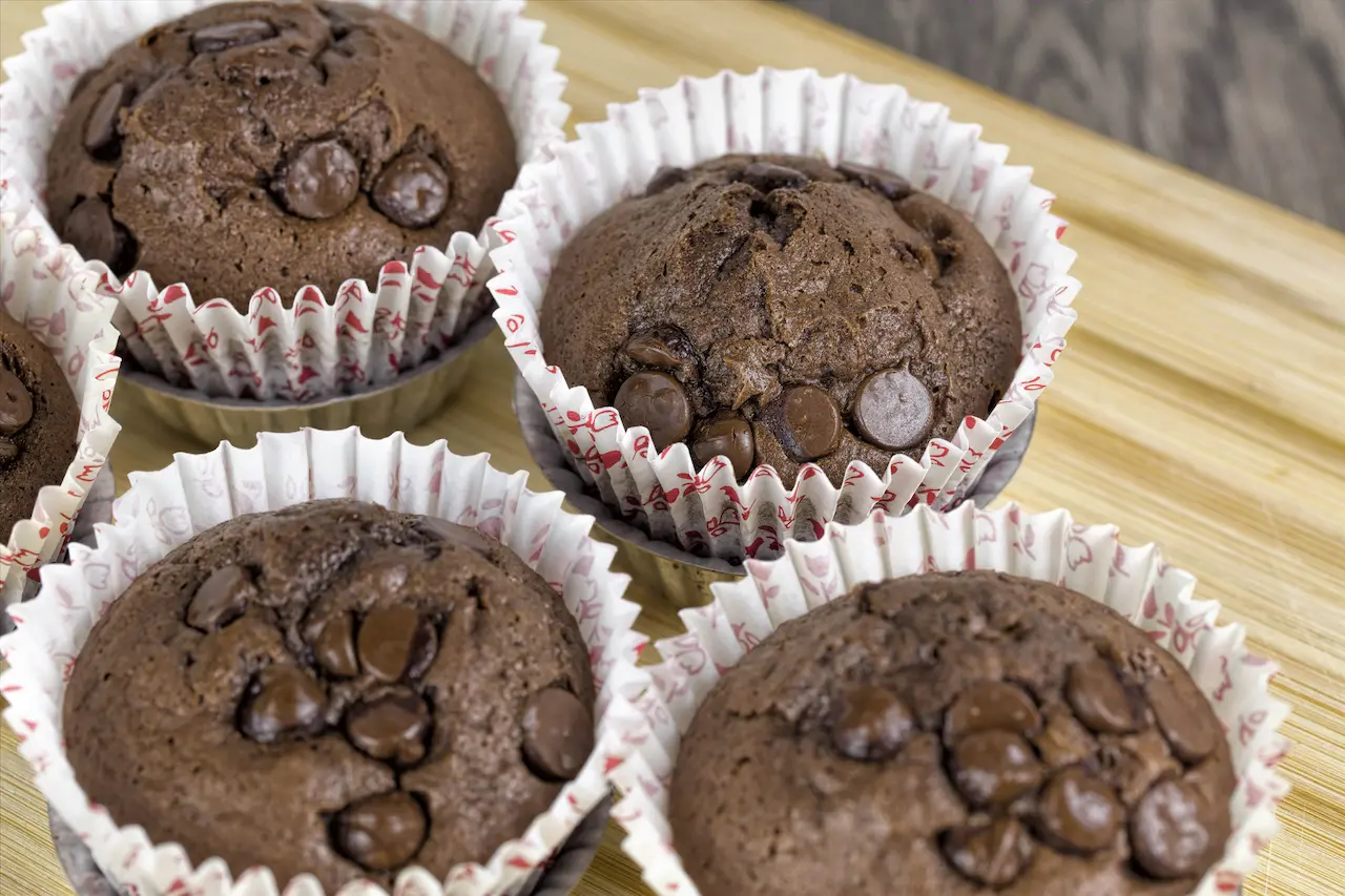 Choc Chip Eggless Muffins