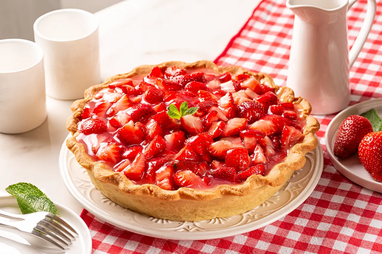 Fresh No-Bake Fruit Pie