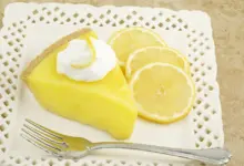 Lemon Icebox Pie on a Plate