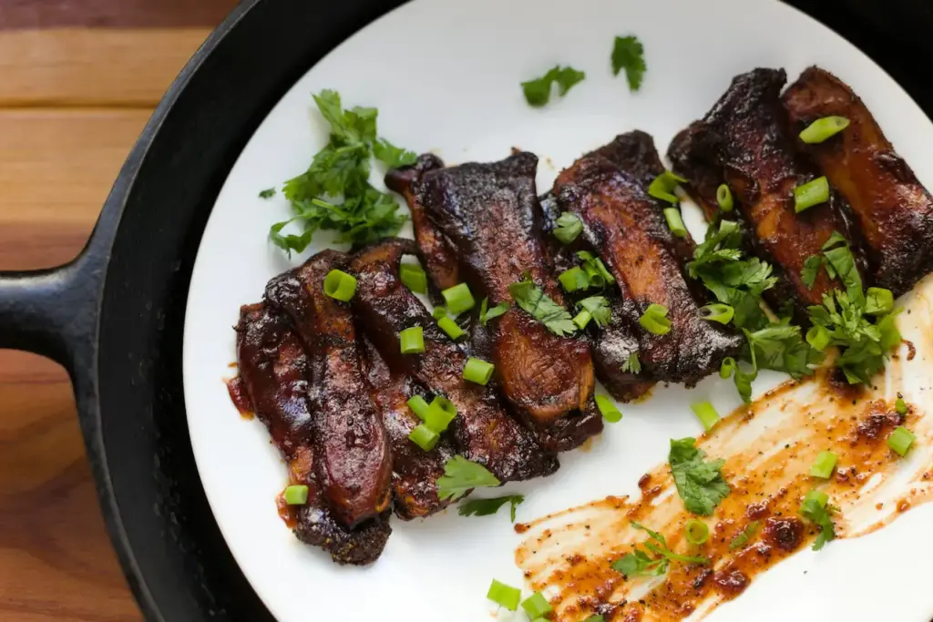 Speedy Sticky Pork Ribs