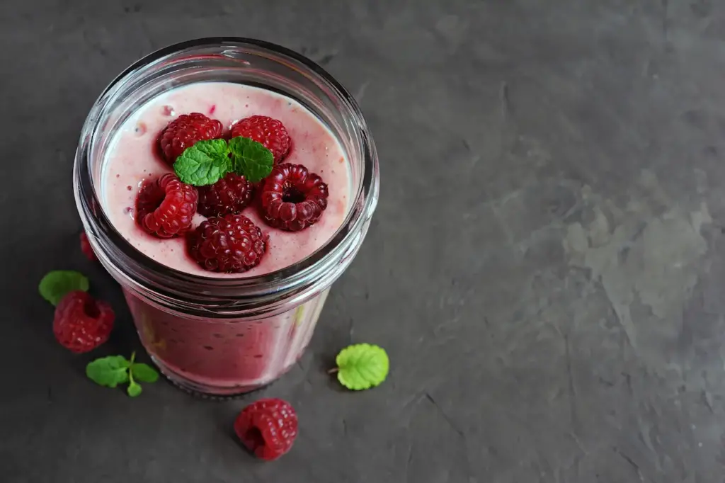 Wild Raspberry Mousse on a Jar